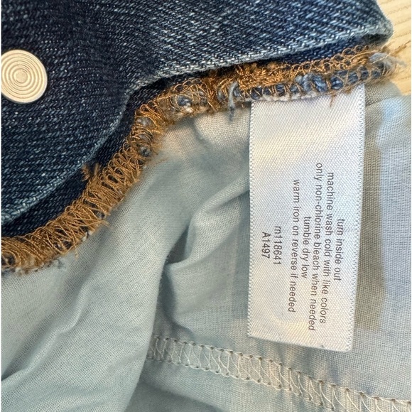 Lane Bryant Women’s Mid-Rise Essential Stretch Overalls Denim‎ Carpenter Bibs 16 - Picture 10 of 11